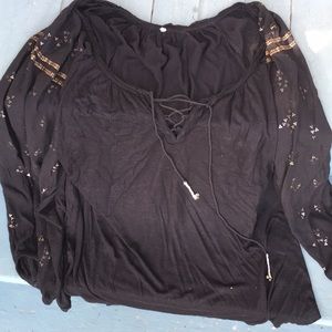 Free People Flowey shirt